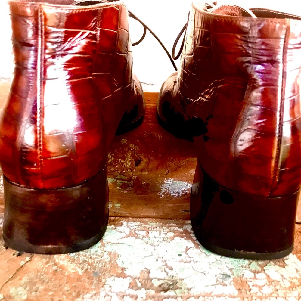 *****SOLD*SOLD****Annie Hall Ankle Boots made in Italy by AMALFI - Picture 10 of 10